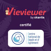 Logo Vieviewer et Centre National de Dépot et d'agrément (CNDA)